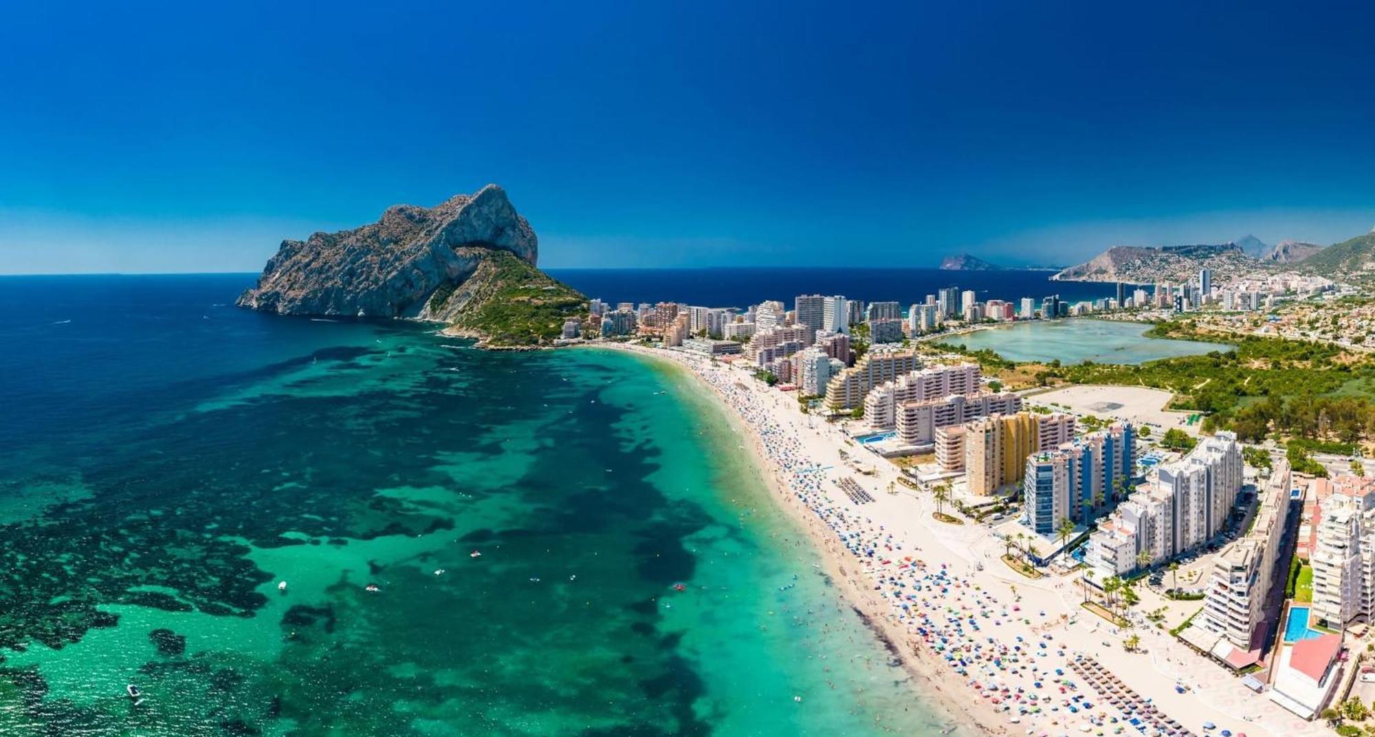 Apartamento En Calpe, Playa De La Fossa, Primera Linea, Aa Exteriör bild